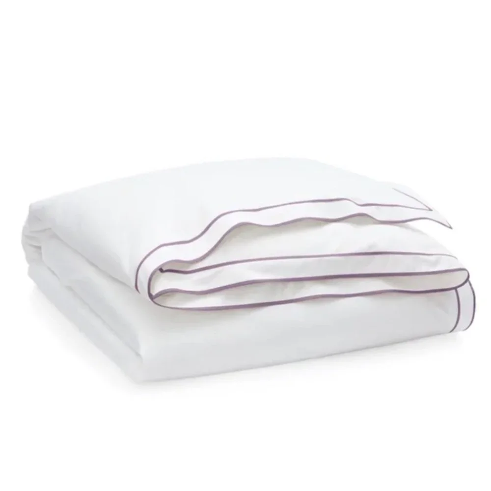 Lauren Ralph Lauren Spencer Cotton Sateen King Duvet Cover Deep Lavender